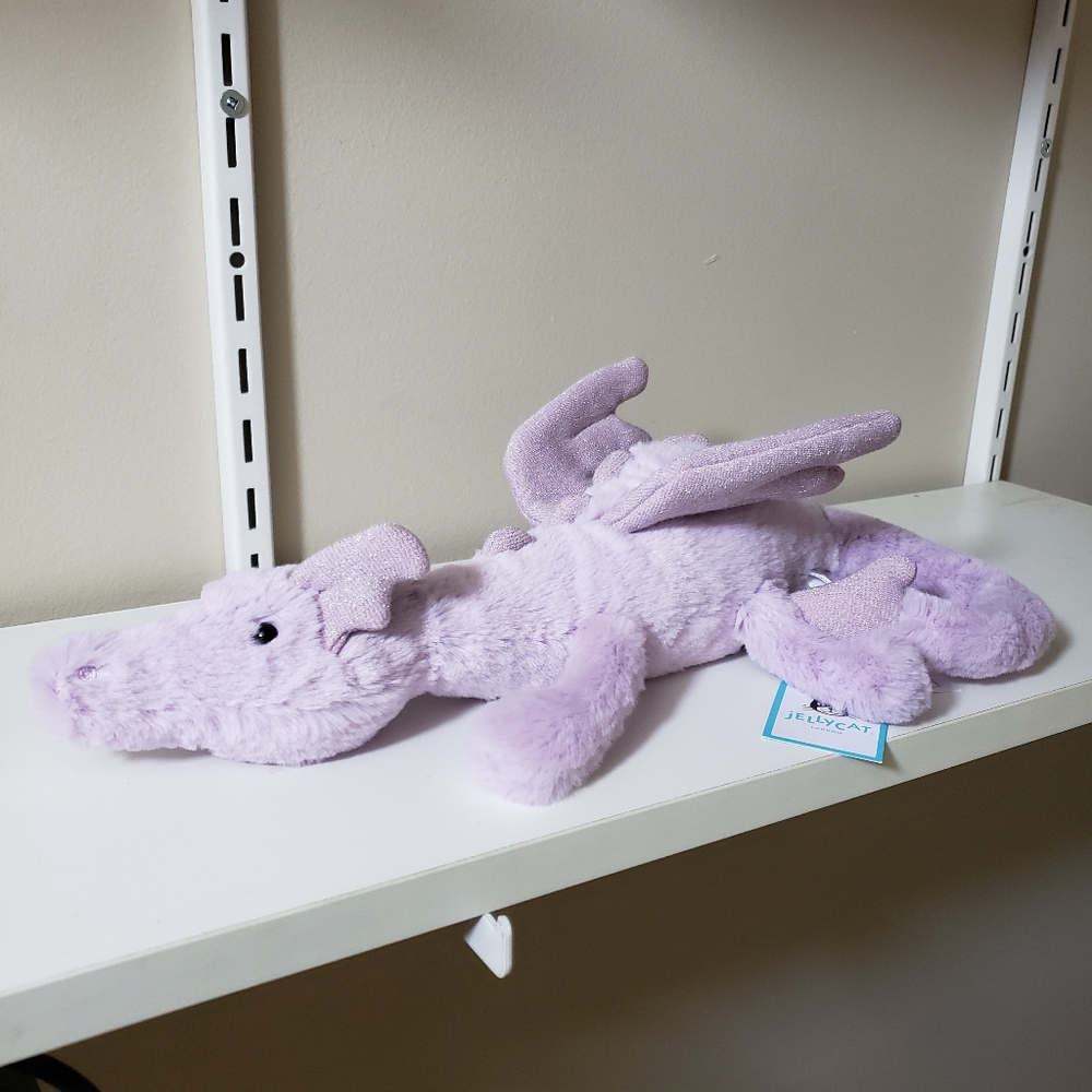 Jellycat Lilac Lavender Plush Dragon Little LAV6DDL